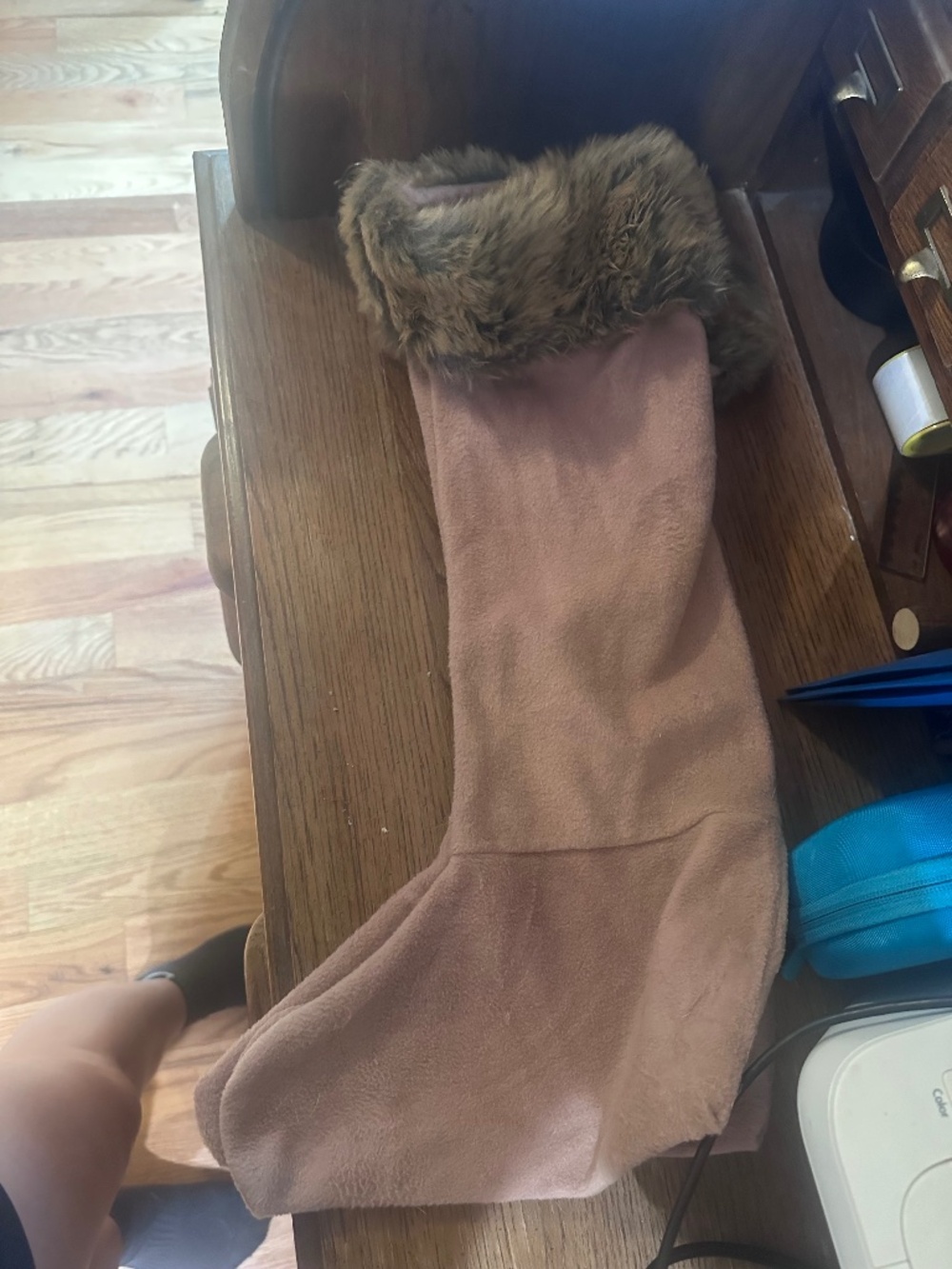Chinchilla Stockings for Duberry boots